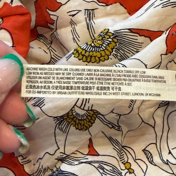 Free People Heatwave Printed Maxi Dress in Sunset Combo Red Floral 45180 - Picture 12 of 13